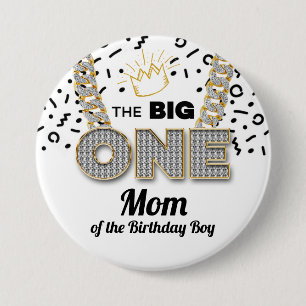 The BIG One Hip Hop First Birthday Family Button