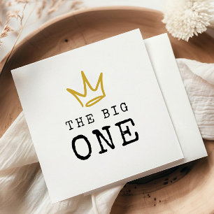 The BIG ONE Notorious 90's 1st Birthday Party Napkin