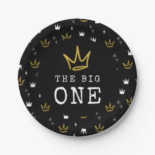 The BIG ONE   Notorious 90's 1st Birthday Party Paper Plate