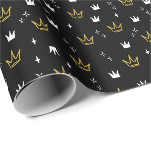 The BIG ONE   Notorious 90's 1st Birthday Party Wrapping Paper