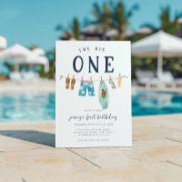 The Big One | Retro Summer Surf Birthday