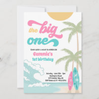 The Big One Retro Surf 1st Birthday Party