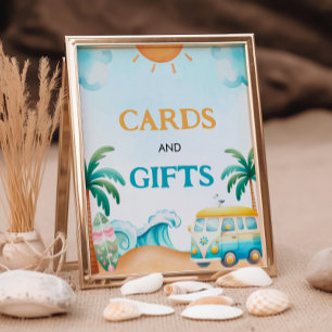 The Big One, Surf Birthday Cards And Gifts Pedestal Sign