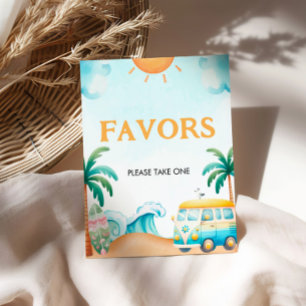 The Big One, Surf Birthday Favours Sign