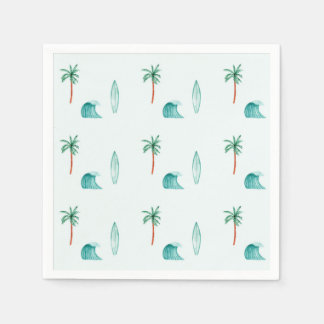 The Big One Surf First Birthday Napkin Party Decor