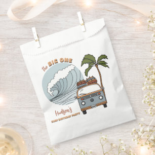 The Big One Surf Waves Ocean Birthday Favour Bags