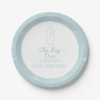 The Big One Surfboard beach doodle First Birthday