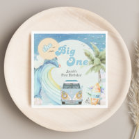 The Big One Surfing Retro First Birthday Party