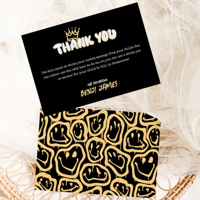 The Big One | The Notorious 90s 1st Birthday Thank You Card (Creator Uploaded)