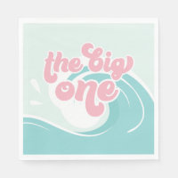 The Big One Wave Pink Beach Birthday
