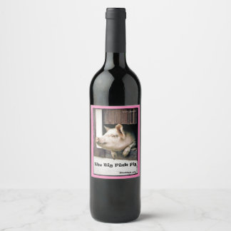 The Big Pink Pig Wine and Sparkling Wine Label
