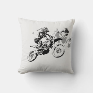 The Big Race - Motocross Racers Cushion