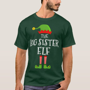 The big sister funny christmas matching family paj T-Shirt