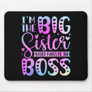 The Big Sister Which Makes The Boss Funny Sibling Mouse Pad