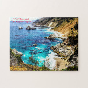 The Big Sur California. Christmas Greetings Jigsaw Puzzle