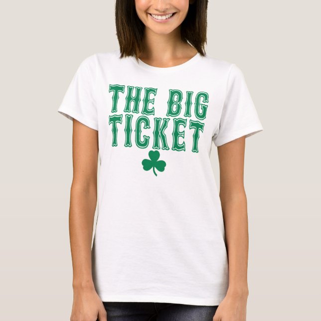 The Big Ticket Kevin Garnett Green Women's T-Shirt (Front)