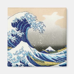 The big wave off Kanagawa Katsushika Hokusai Magnet
