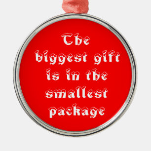 The biggest gift-premium round ornament