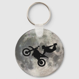 The Bike Jumped Over The Moon Key Ring