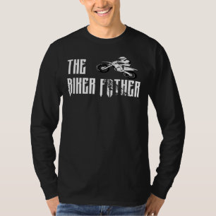 The Biker Father For Biker Dad Motorcycle Cool Fat T-Shirt