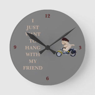 The Biker       -    Round Clock