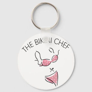 The Bikini Chef Logo Key Ring