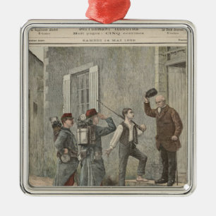 The Billet after a painting by Cres Metal Tree Decoration