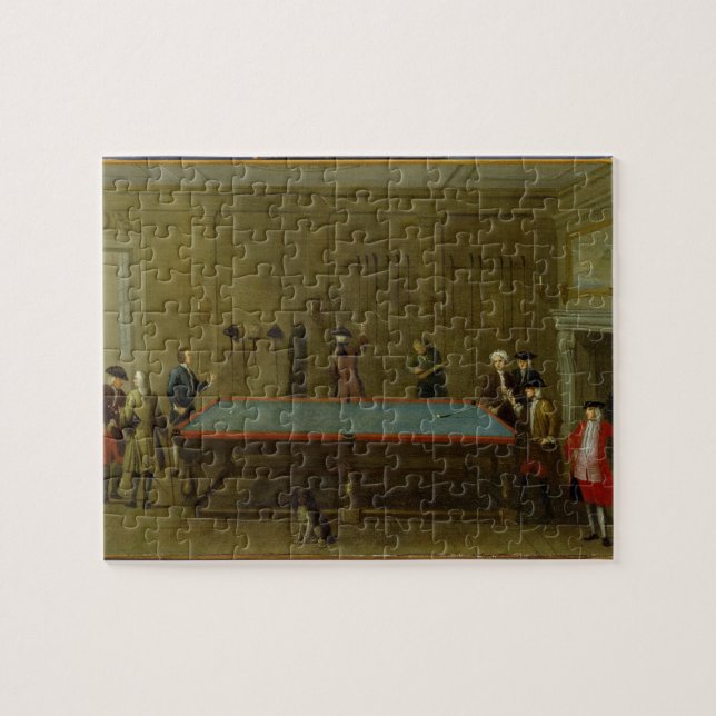 The Billiard Room (oil on canvas) Jigsaw Puzzle (Horizontal)
