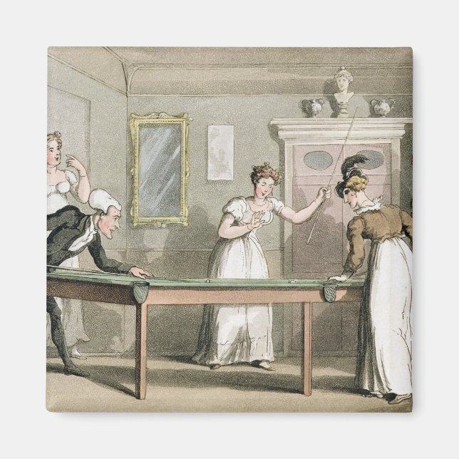 The Billiard Table, from 'The Tour of Dr Syntax in Magnet (Front)
