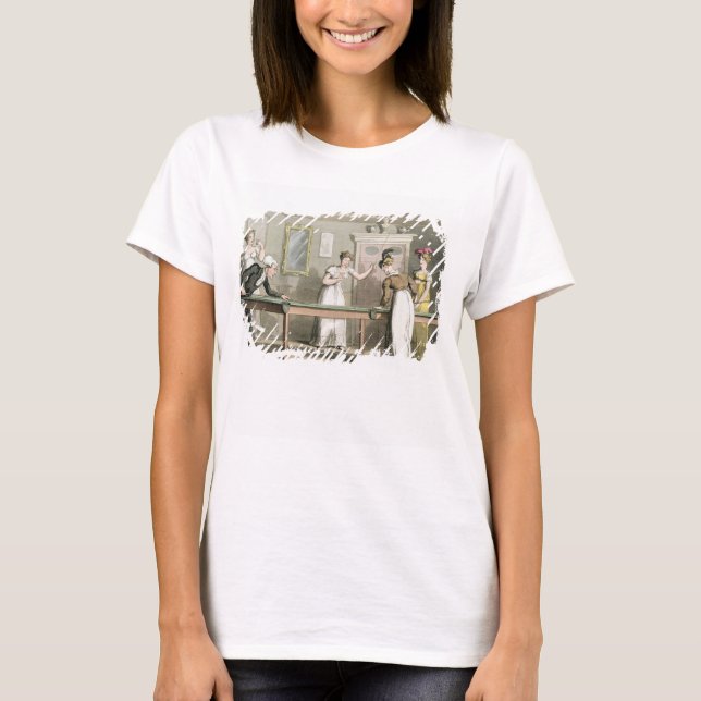 The Billiard Table, from 'The Tour of Dr Syntax in T-Shirt (Front)