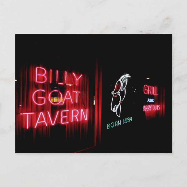 The Billy Goat Tavern, Chicago Postcard (Front)