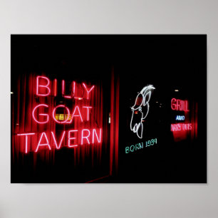 The Billy Goat Tavern, Chicago Poster