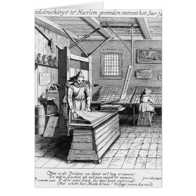 The Bindery of Laurens Janszoon Koster (Front)