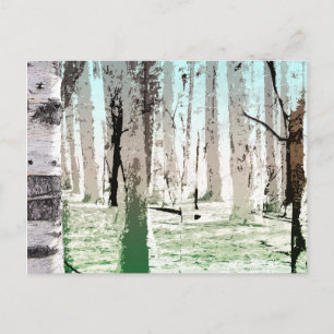 The Birch Forest Postcard