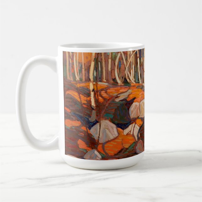 The Birch Grove - Tom Thomson Coffee Mug (Left)