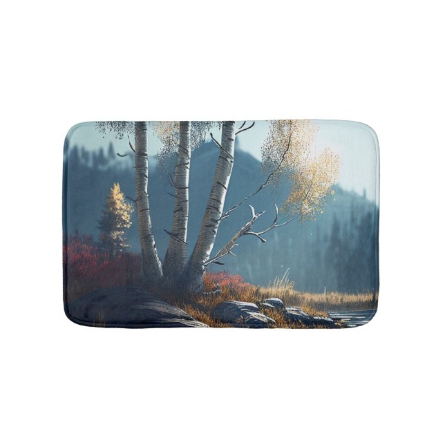 The Birches Northern Ireland Round, Birch View Bath Mat (Front)