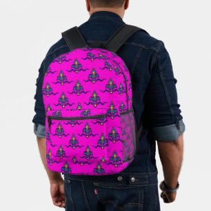 The Bird and the Mouse Printed Backpack