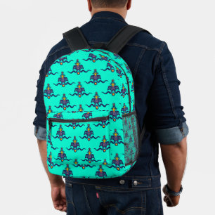 The Bird and the Mouse Printed Backpack