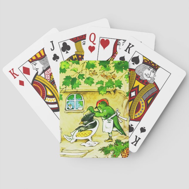 The Bird Barber Playing Cards (Back)
