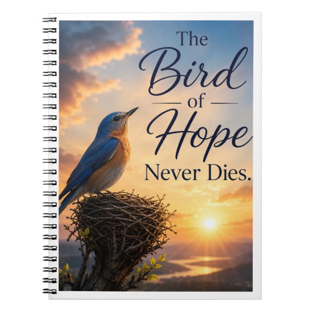 The Bird of Hope Never Dies Notebook (Front)