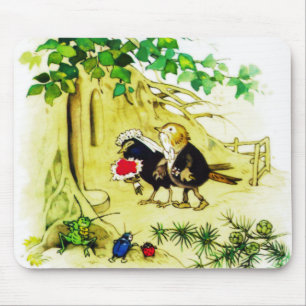 The Bird Wedding Mouse Pad