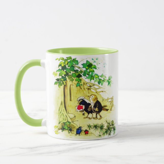 The Bird Wedding Mug (Left)