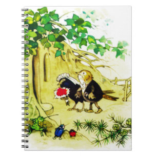 The Bird Wedding Spiral Notebook