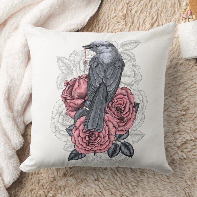 The bird with the silver key cushion (Blanket)