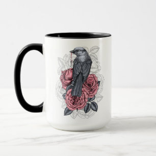 The bird with the silver key mug