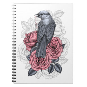The bird with the silver key notebook