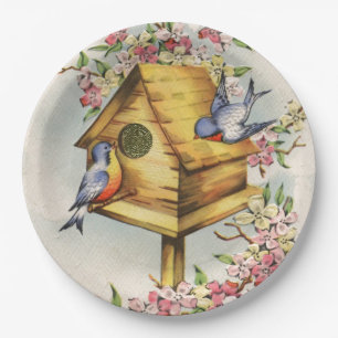 The Birdhouse Paper Plate