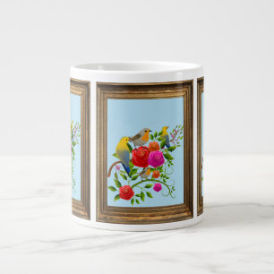 THE BIRDS LARGE COFFEE MUG