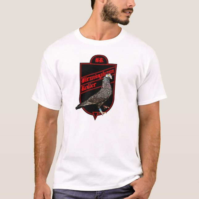 The Birmingham Roller Badge T-Shirt (Front)