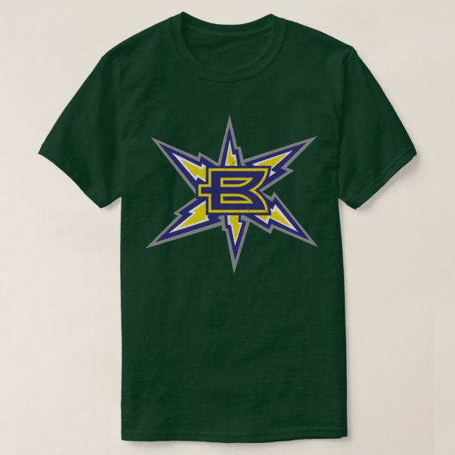 The Birmingham Thunderbolts XFL Team 1 T-Shirt (Design Front)